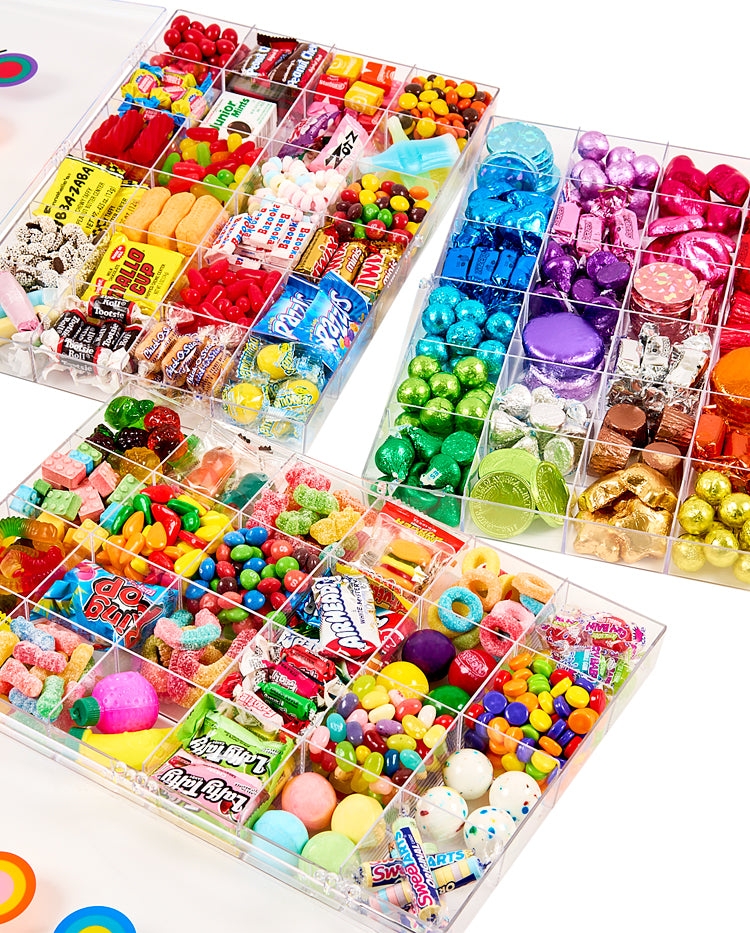 Nostalgic Candy Assortment  XL Tackle Box with Iconic Sweets