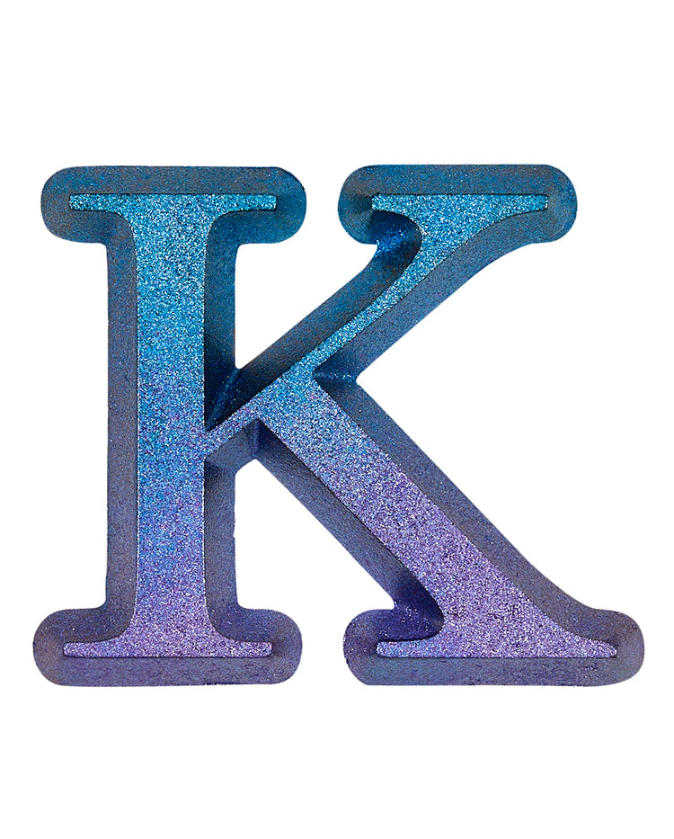 Ombré Glitter Chocolate Letter - K - Dylan's Candy Bar