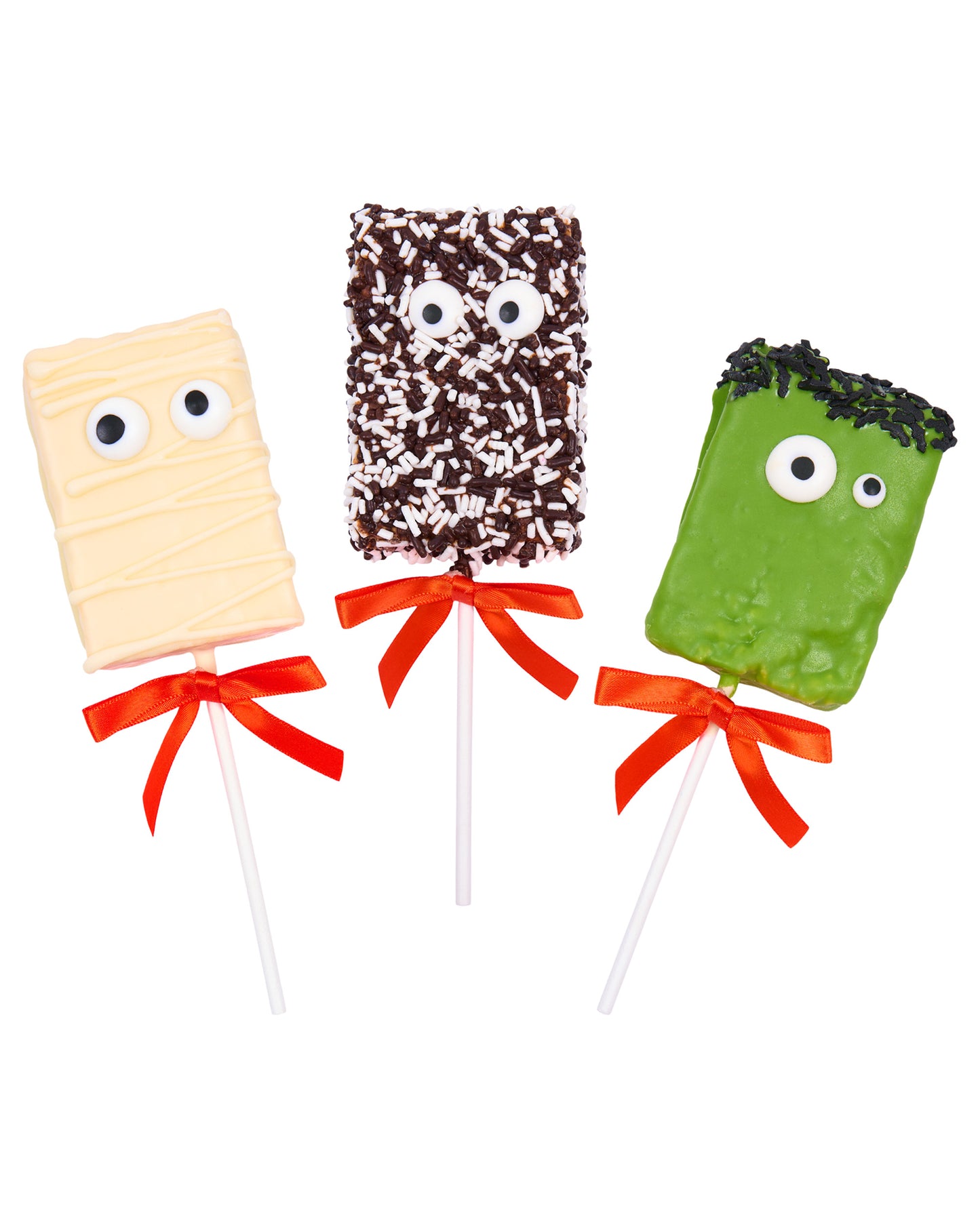 Halloween NOMster Crispy Treat Pop