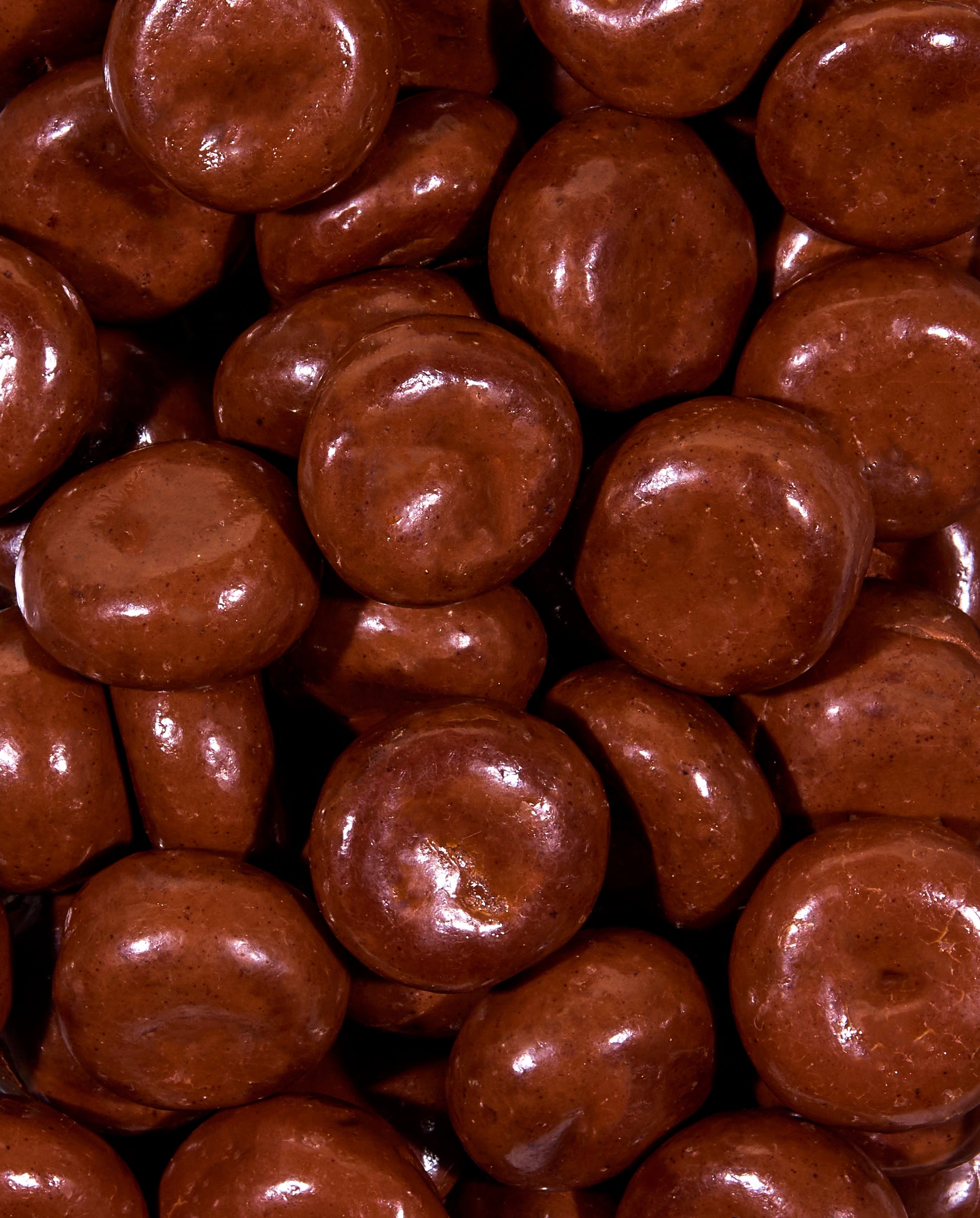 Zoomed-in Mini Milk Chocolate-Covered Sandwich Cookies