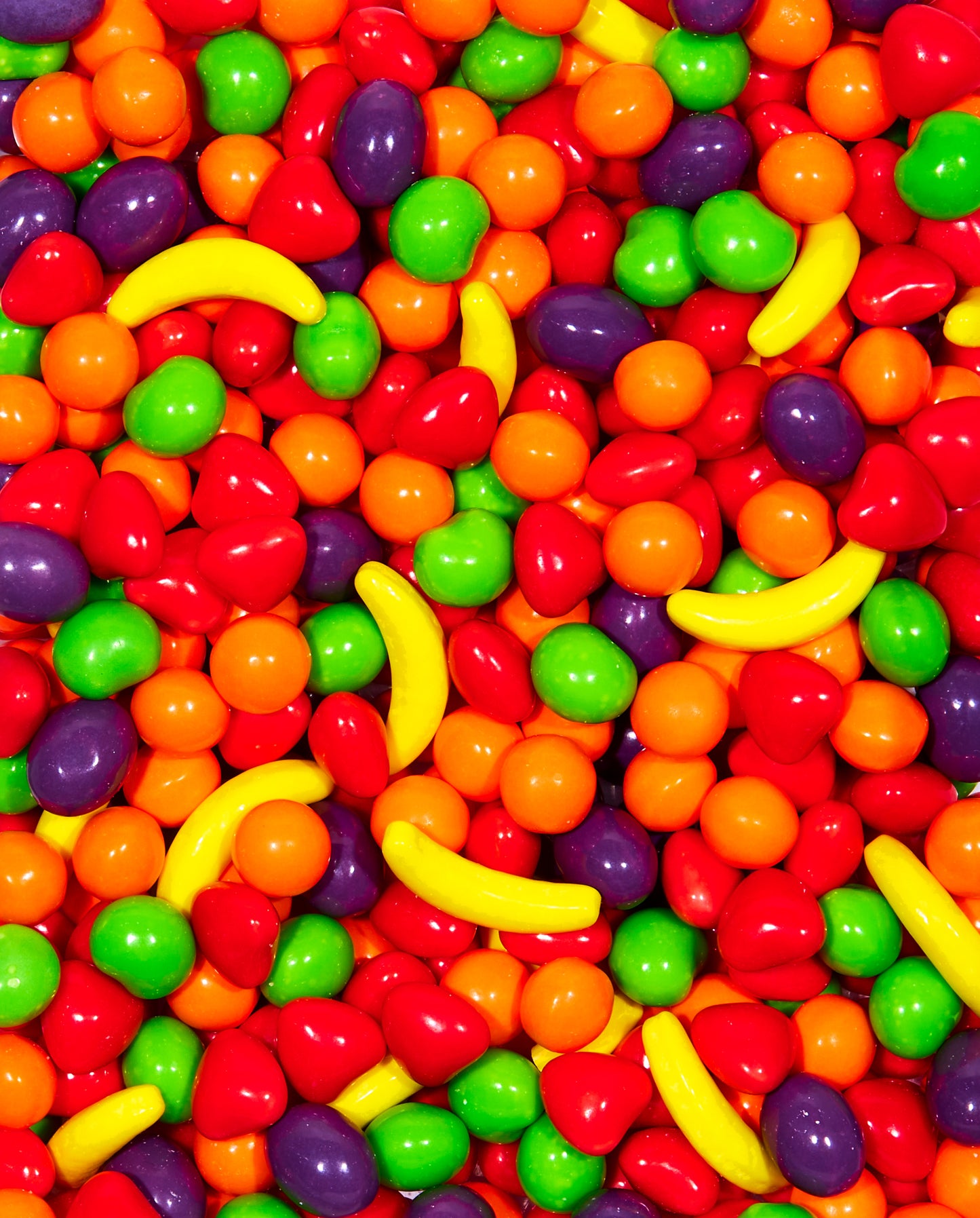 Zoomed-in Runts Fruity Pressed Candy