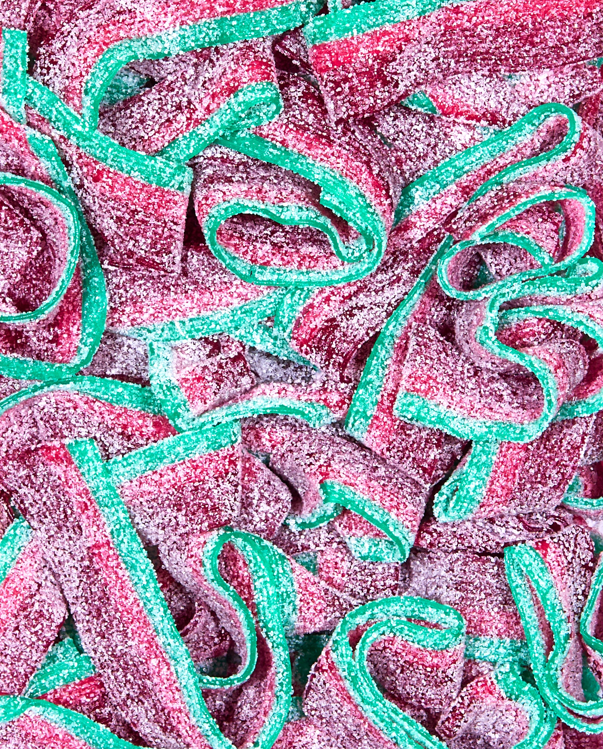 Zoomed-in Sour Watermelon Belts