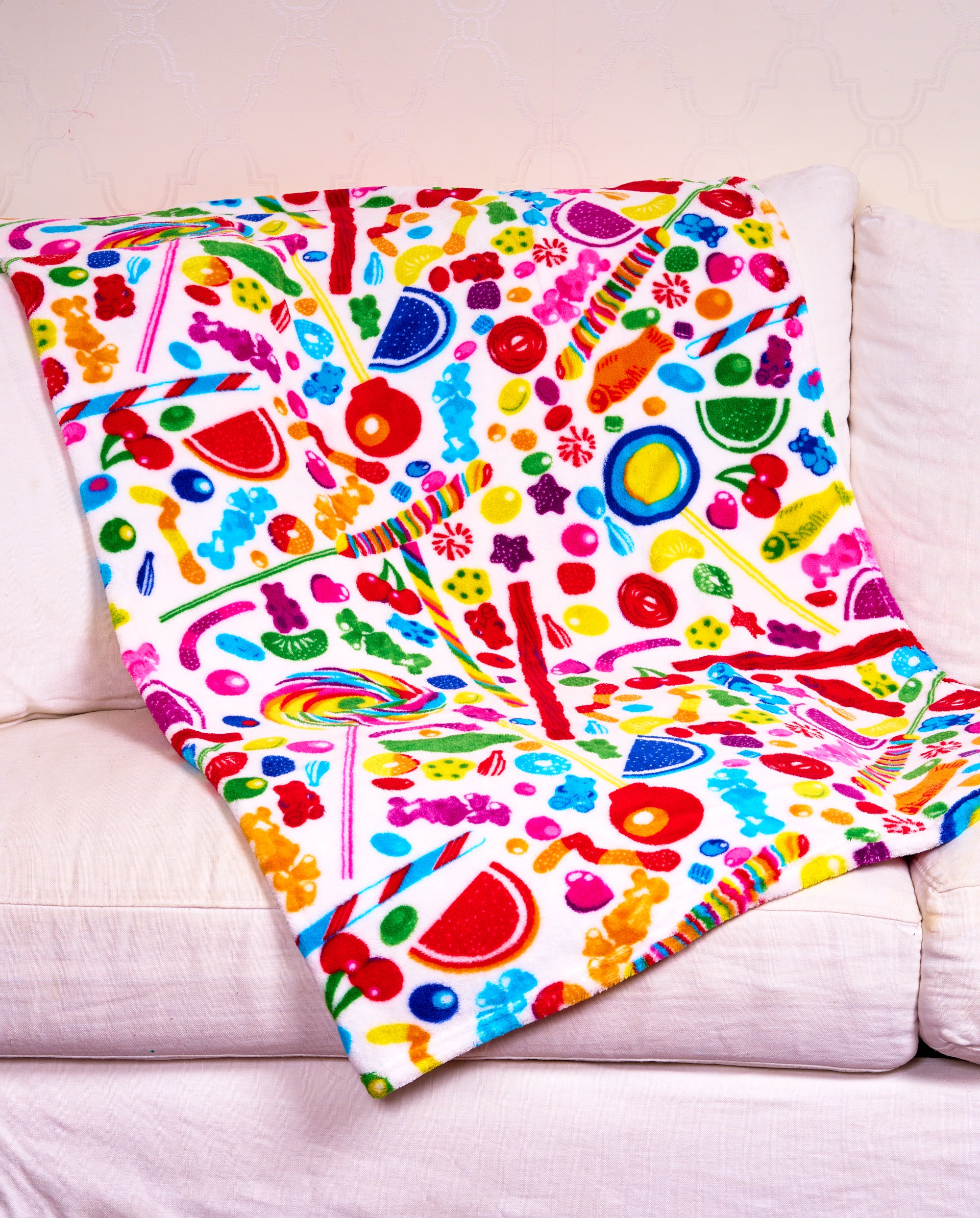 Candy Spill Throw Blanket