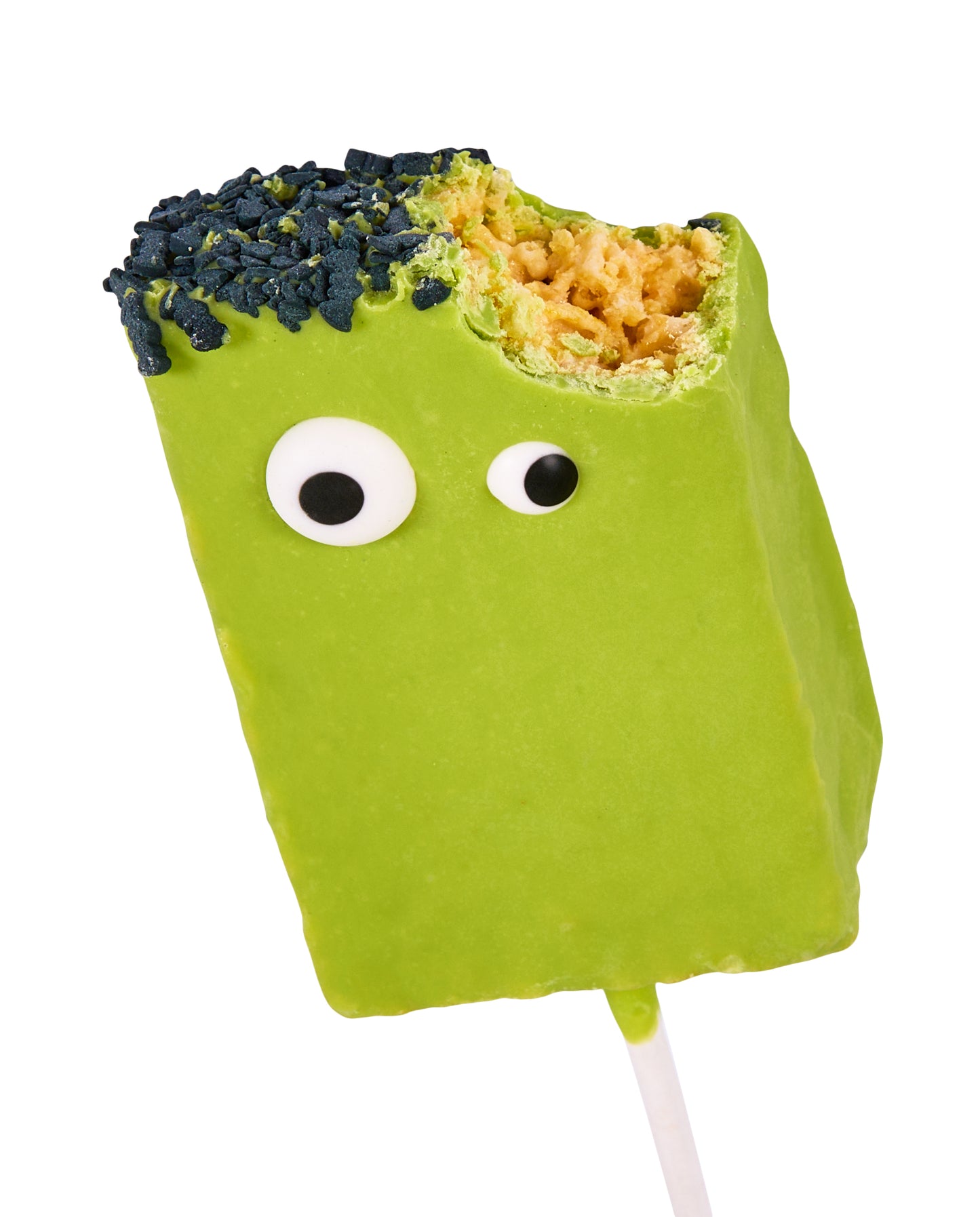 Halloween NOMster Crispy Treat Pop