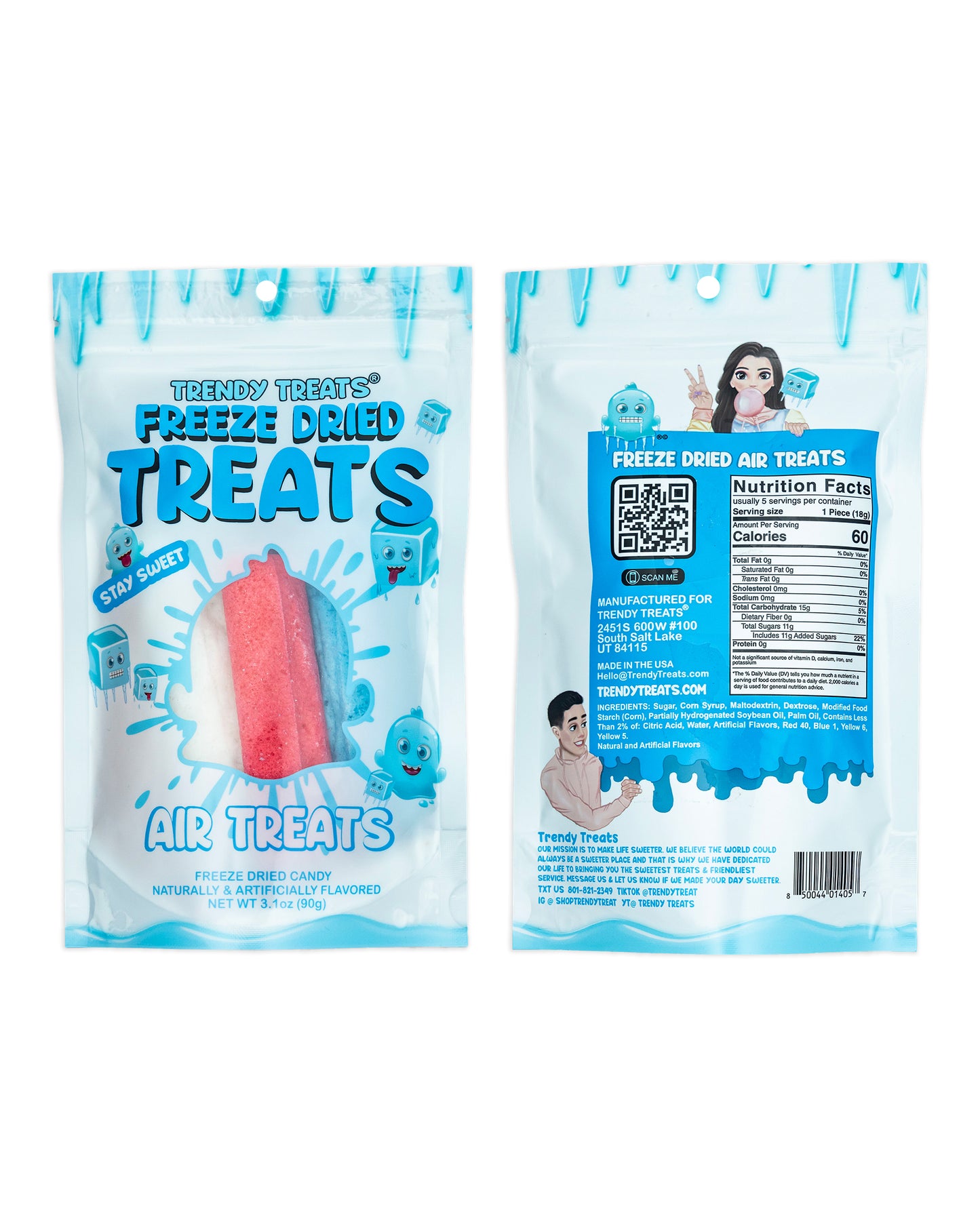 Trendy Treats® Freeze-Dried Taffy Bars