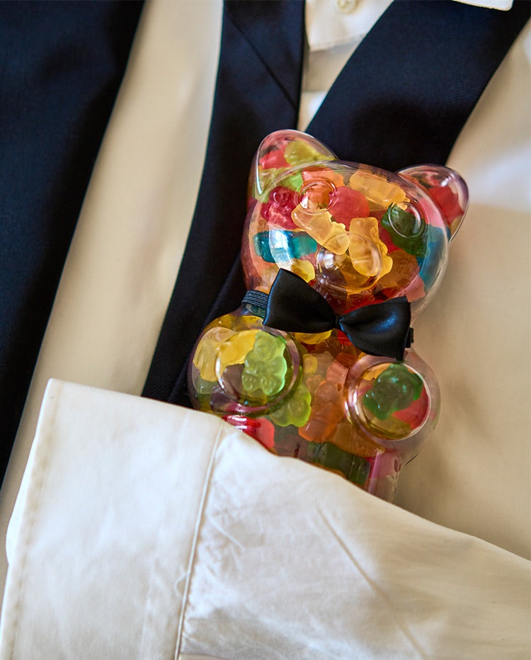 Gummy Bear Bank with Gummy Bears