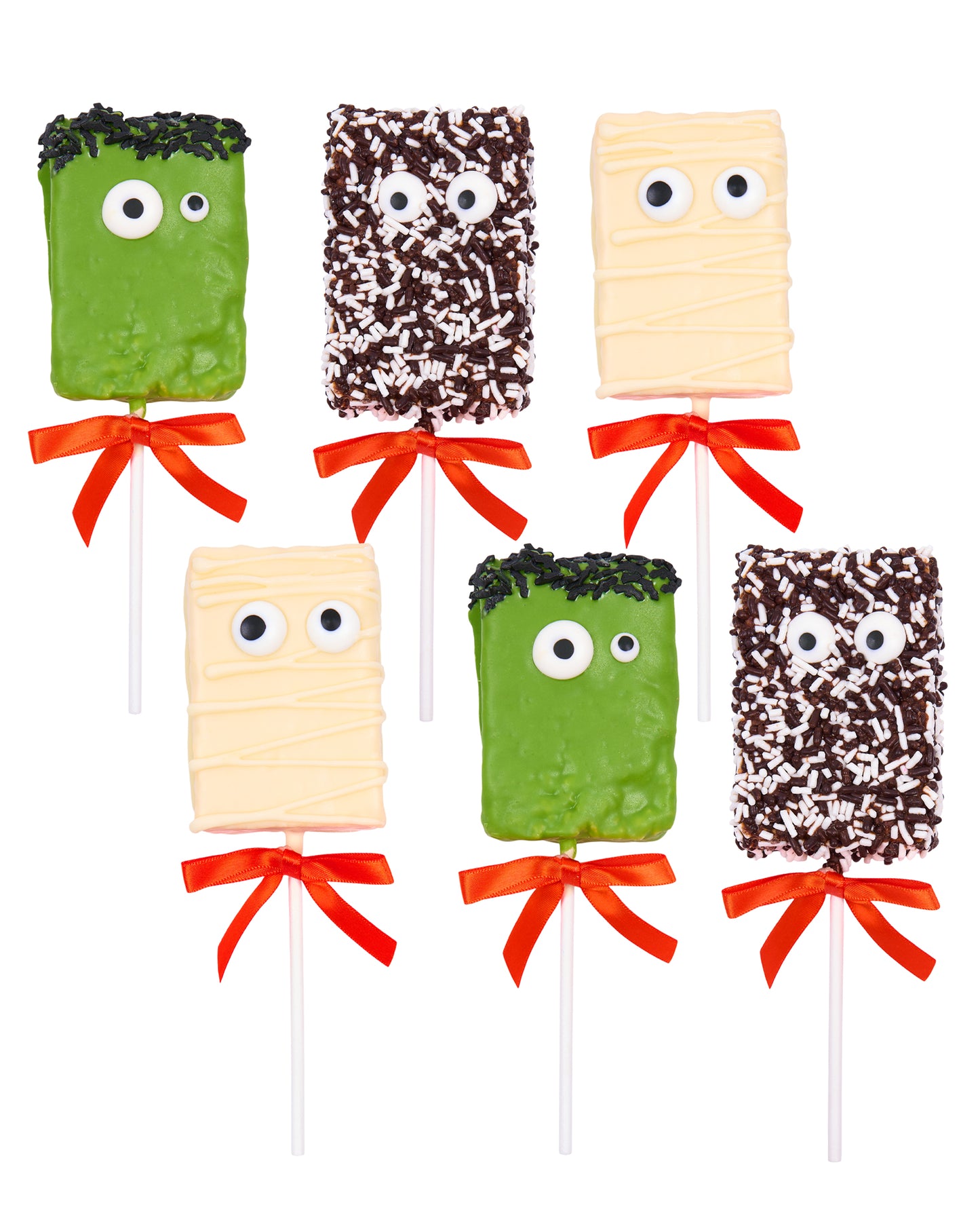 Halloween NOMster Crispy Treat Pop Bundle of 6