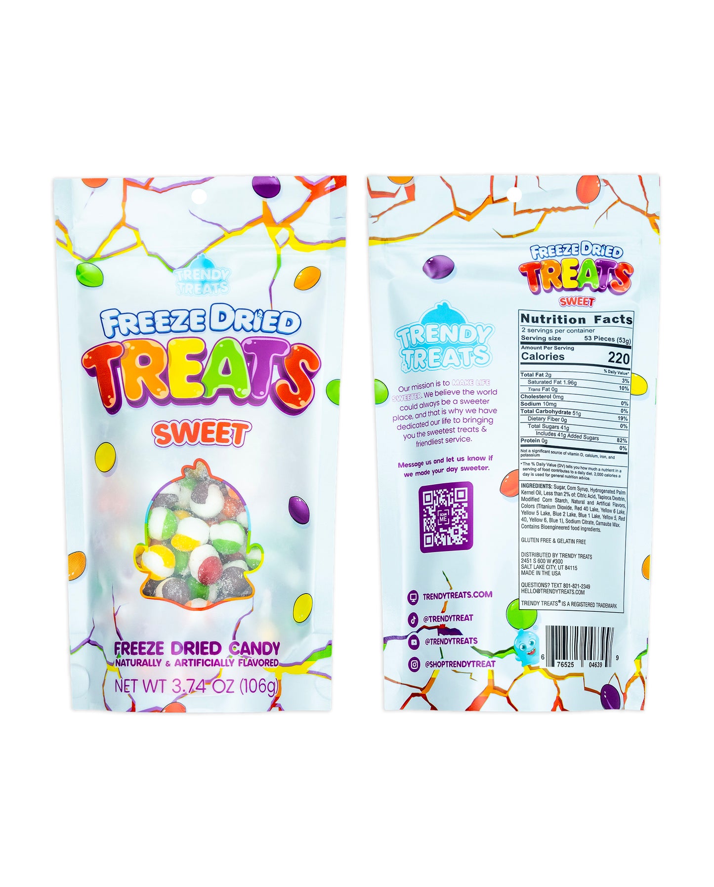 Trendy Treats® Freeze-Dried Fruity Candy